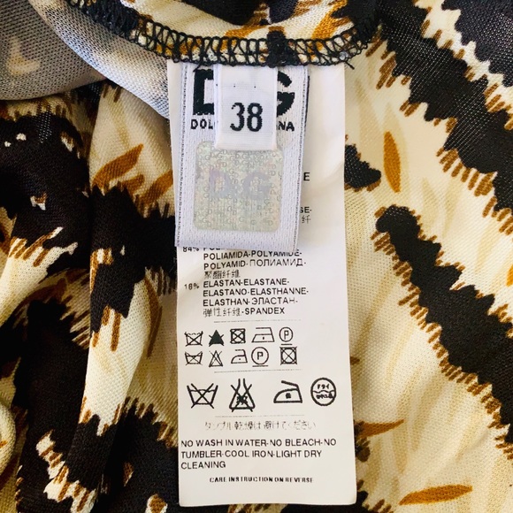 Dolce & Gabbana Tiger Print Fit & Flare Mini-Dress - Picture 7 of 8